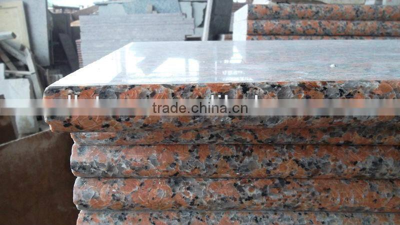 cheap good quality G562 maple red granite stairs