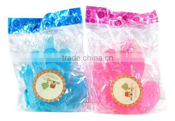 silicone pet dog cat bathing grooming brush hand wearable pet's favorite