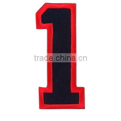 Embroidery number patch