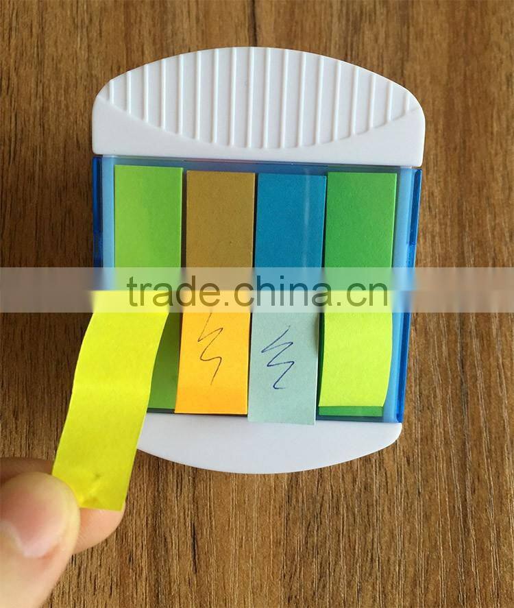 Under 1 dolar gift Newest design note clip promtion plastic sticky notes magnet paper clip