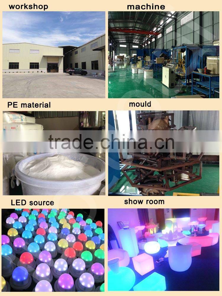 2015 New design LED stool for bar/glowing led chair/ Modern stool LED