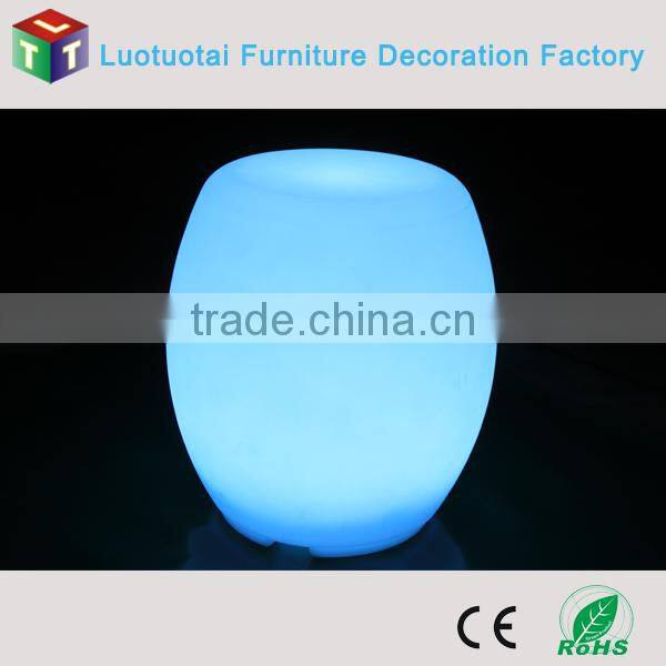 waterproof outdoor furniture led stool light garden decoration