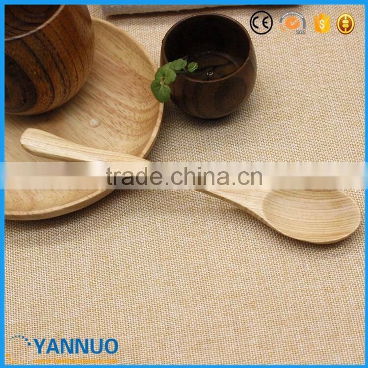 Natural Chinese Fir Material, Mini Wooden Spoon For ice cream Honey wood spoon