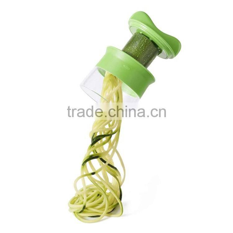 Food Grade Staniless Steel Fruit Vegetable Magic Handheld Spiralizer