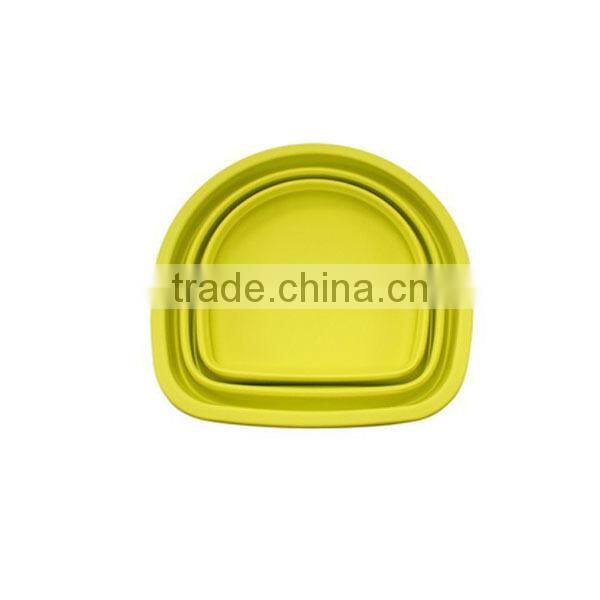 Portable outdoor travel wash basin wash vegetables fruits and vegetables foldable silicone basin