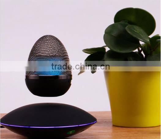 Cool Wireless Bluetooth MP3 Magnetic Suspension Speaker with Color Conversion Stereo Sound Music For USB Charging