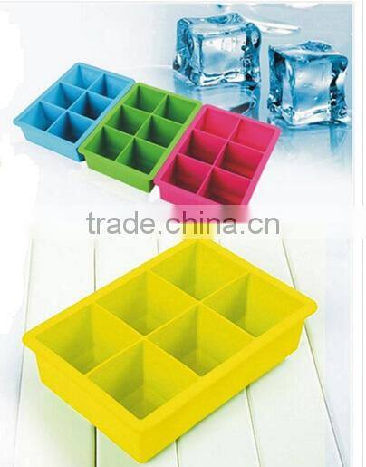 New Arrival 6 Lattices Silicone Ice Tray