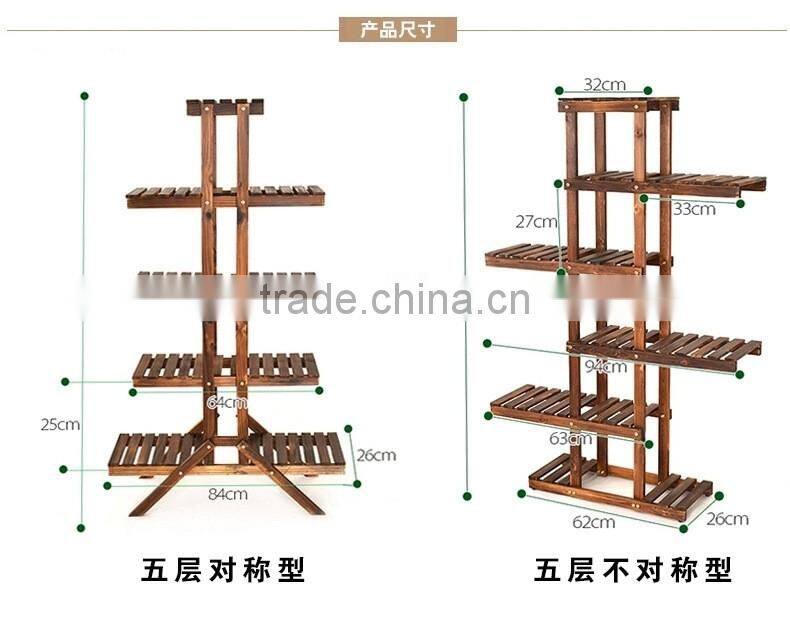 hot selling wooden flower shelf