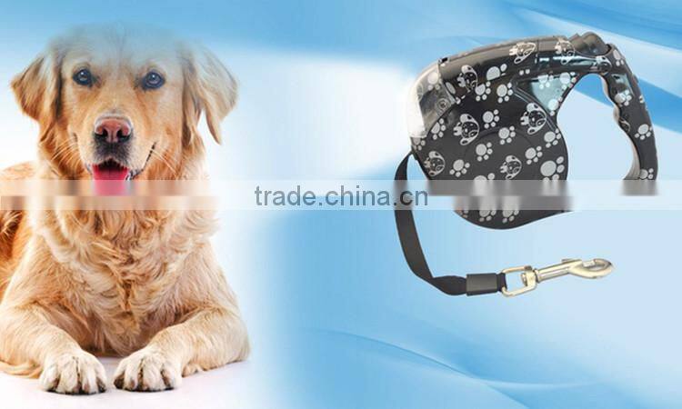 Factory Strong Retractable Dog Leash With Light