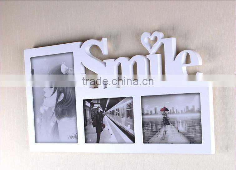 Eco-friendly wood material funny photo frame