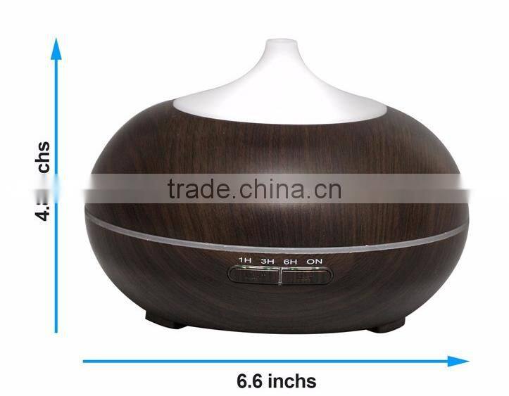 2017 New innovative product factory wholesale wood grain Aroma Diffuser air humidifier