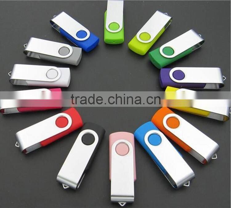 Promotional bulk Swivel 1gb USB Flash Drive with Custiomized Logo