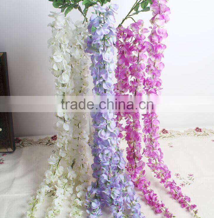 wedding stage artificial wisteria flower for sale