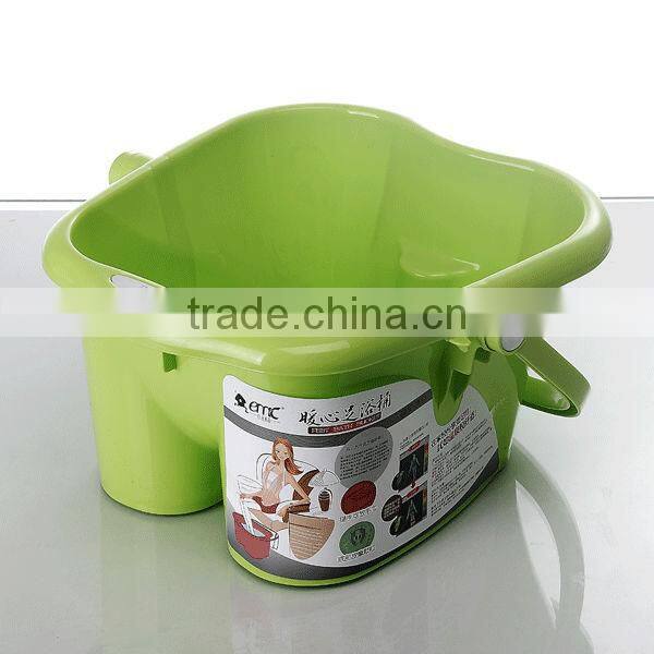 Plastic foot washing bucket