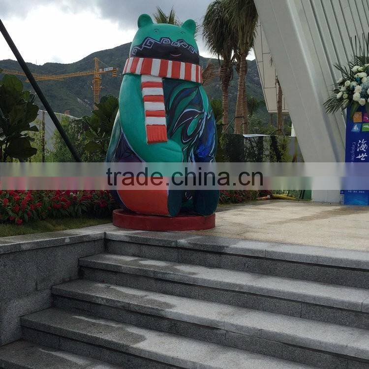 Fiberglass bear statue