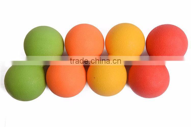 Peanut Shape Massage Ball, Double Lacrosse Ball Deep Tissue Double Rubber Lacrosse Ball Body Massage Peanut Ball