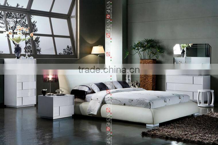 Double Dresser Chest 6 Drawer Modern Furniture Storage White Entryway Organizer T-39