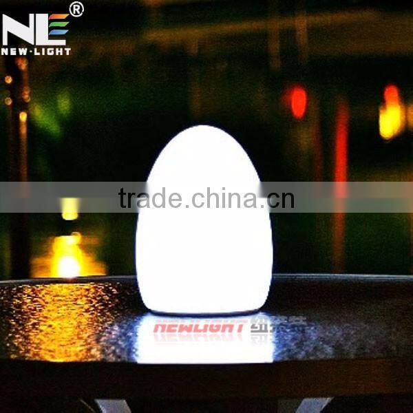 Rechargeable led egg ball/color change decorative egg lamp/bedroom led night light
