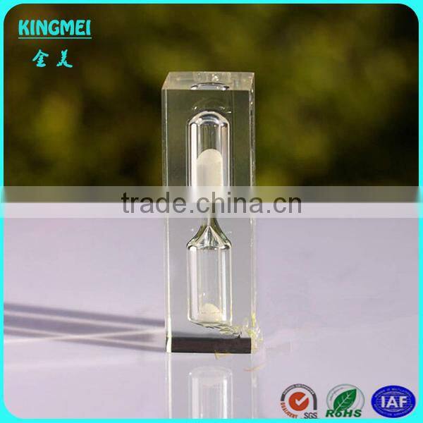 KM-CP02 Hot Sale Pop Acrylic Sand Timer Hourglass