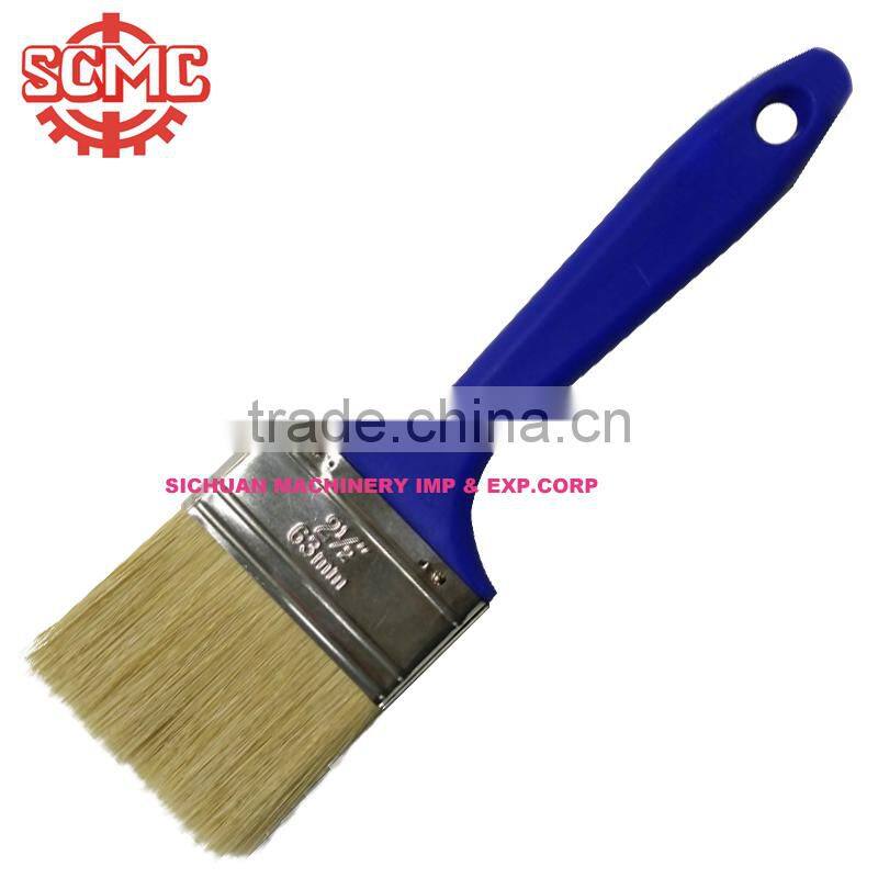 plastic handle tin plated ferrule mixed bristle paint brush