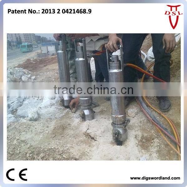 pneumatic engine hydraulic rock splitter