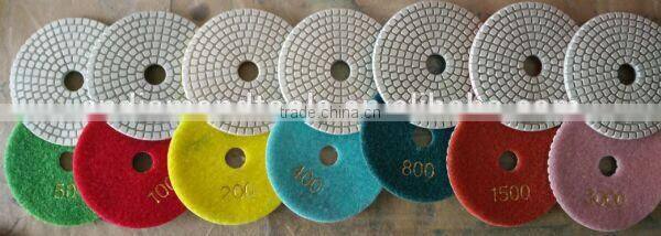 diamond polishing pads for glass polishing/Marble polishing pads/Wet polishing pad