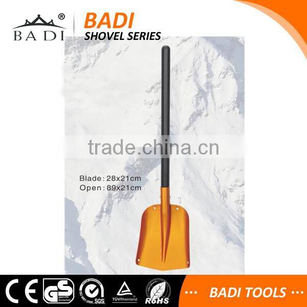 long aluminum handle large good use snow shovel