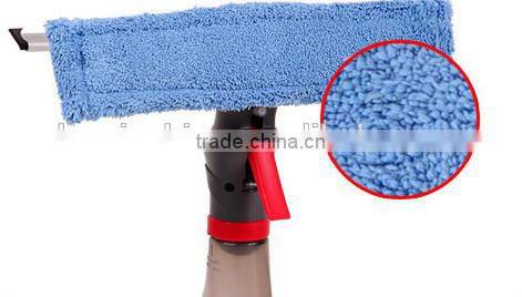 Water Spray Double Sides Glass Cleaning Brush Window Cleaning Tool Red