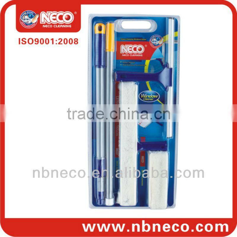 mutifunctional window cleaner set,squeegee and microfiber