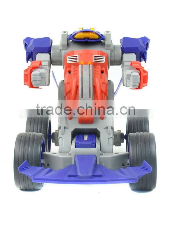 New Product 4 CH Radio Control Robot Car transform robot toy