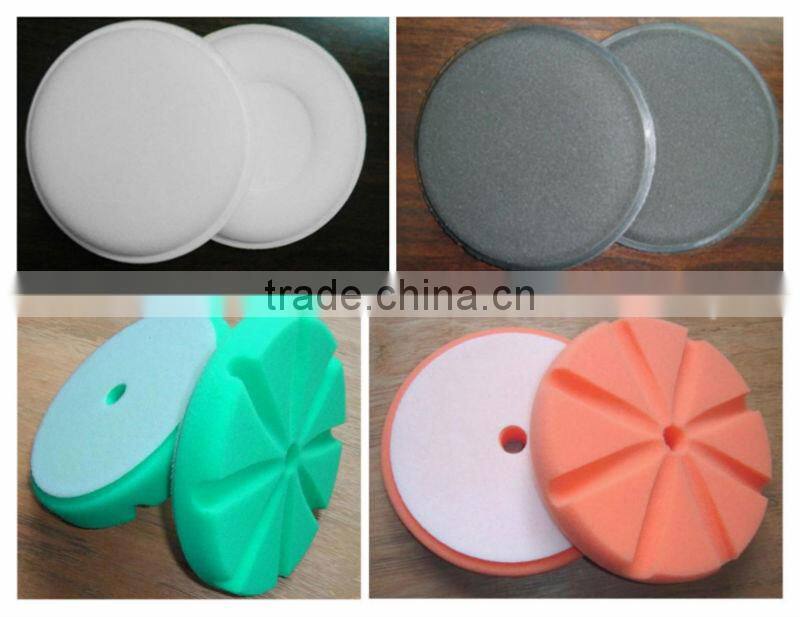 Concavity polish pad with holes