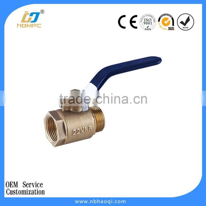 Brass valve cw617n hose mini ball valve
