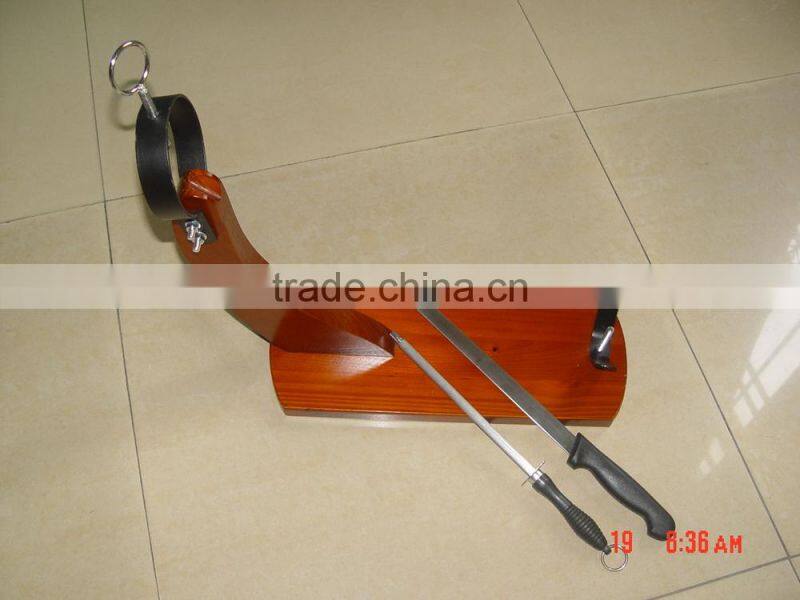 Pine Wood Ham Holder