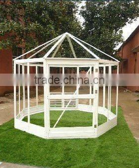 2011new style---octagon greenhouse with louver