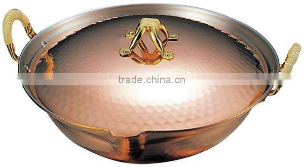 EBM Chiri Nabe Dimpled Copper Cooking Pot Induction Copper Pots