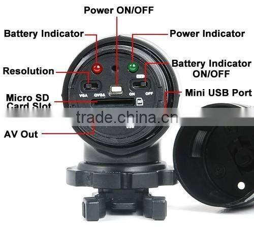 2016 New Waterproof Extreme Action Sport Camera AT19 Camera Action sport Helmet DVR Video DV Outdoor Helmet Bicycle Camcorder