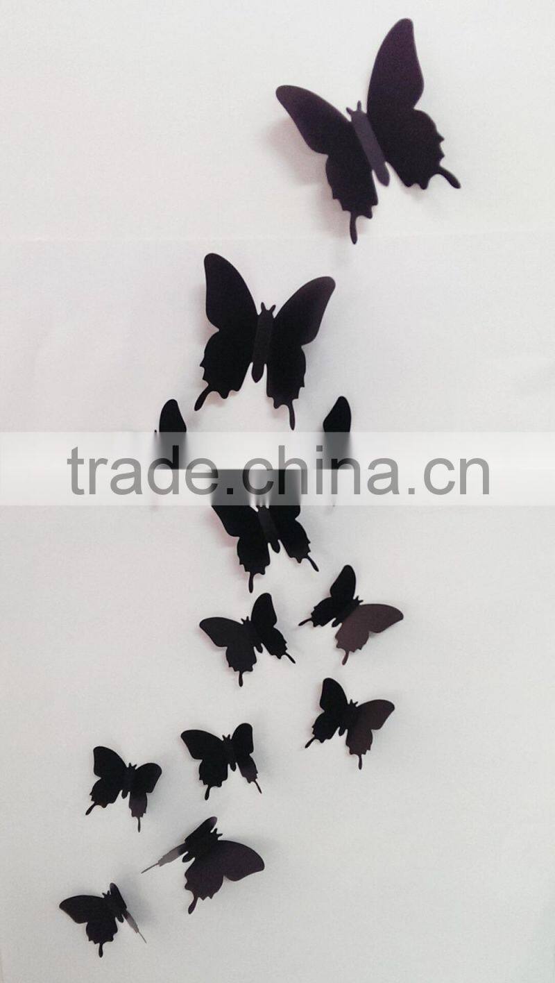 Butterfly removable home wallpaper Art DIY kids room decoration 3d wall stickers