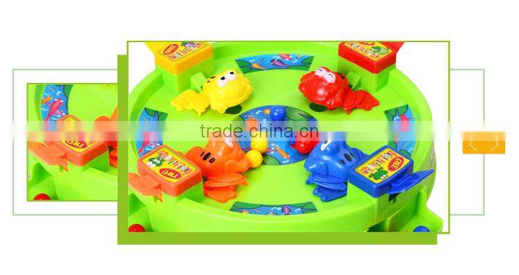 Educational kids play beads game jumping crazy frog toy