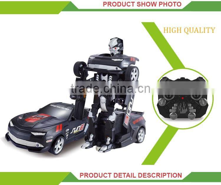 Hot sale 2.4G trans car remote control robot toys