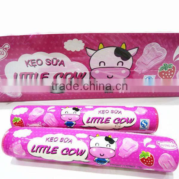 Strawberry Dextrose Compressed Candy in Tube Pack