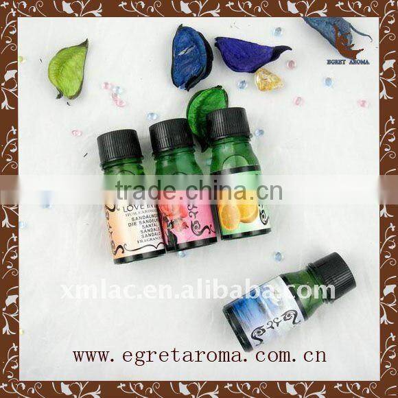 custom 10ml Aromatherapy essential oil diffuser in brown bottles with dropper