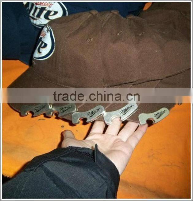 blank flat birm Snapback Cap with Beer Bottle Opener