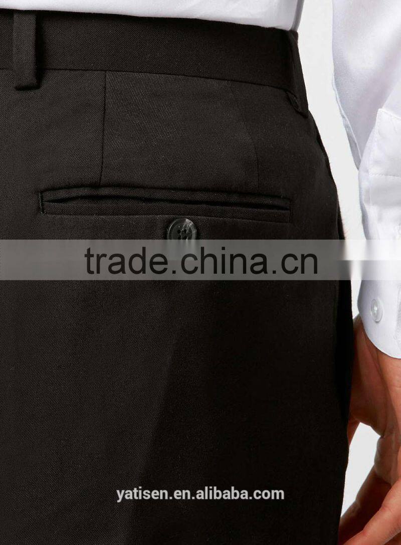 men's Black Ultra Skinny Suit Trousers 2015 mens formal dress pants trousers in bulk
