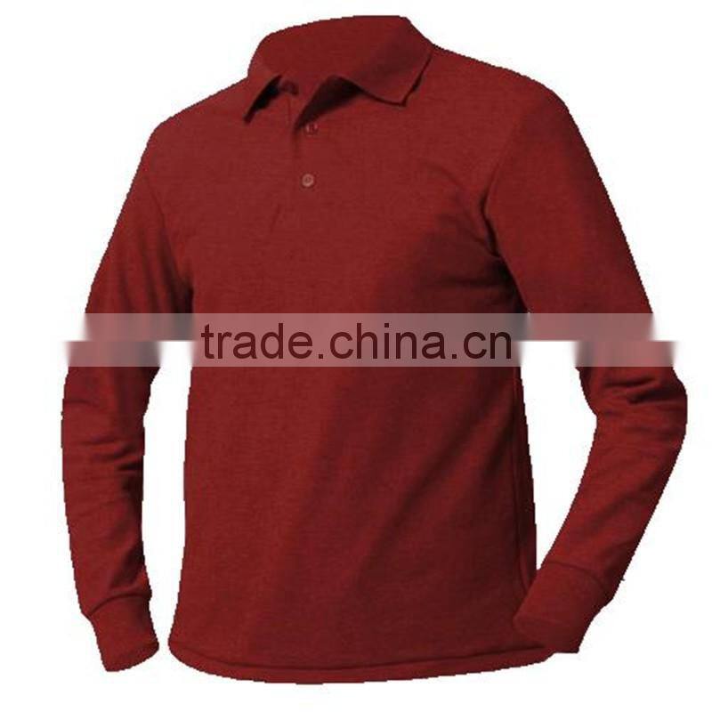 Unisex uniform polo t shirt 100% cotton