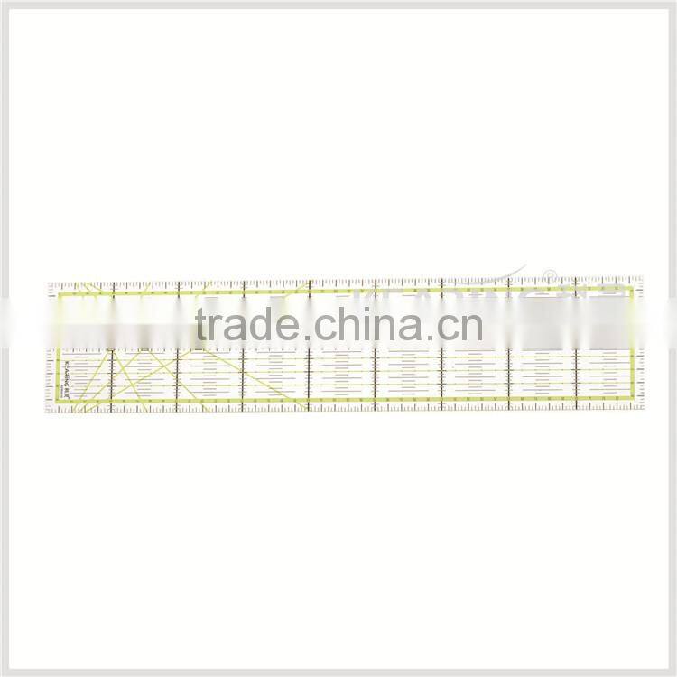 Kearing pro 3mm thickness durable acrylic Patchwork Ruler with Long diagonal 30 * 15 cm scale for Handicraft Design # KPR3015