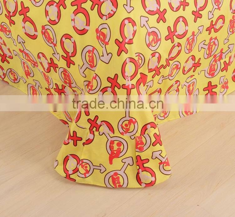 100%cotton adult cartoon bedding set