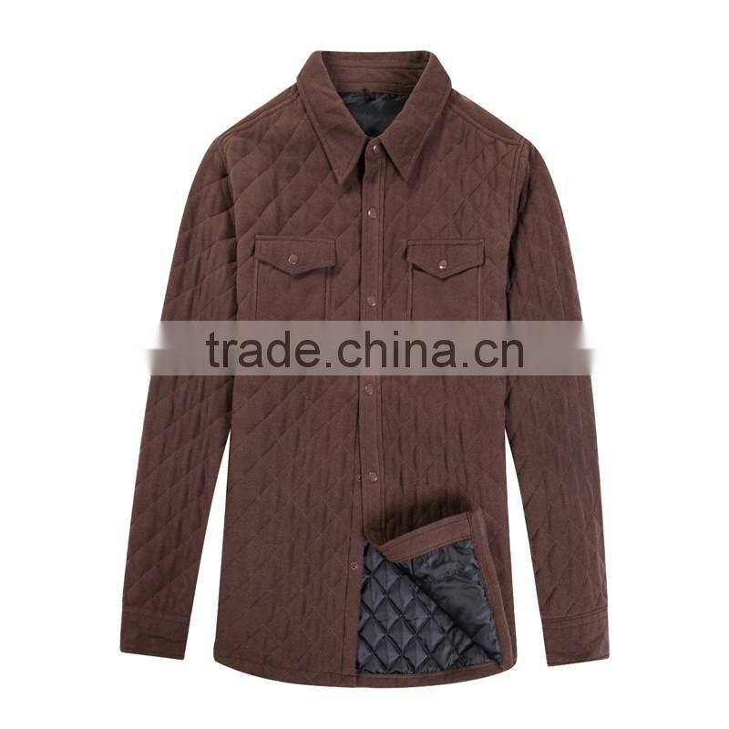 2016 hot sale oem service fashion style polar fleece warm shirt fleece jacket