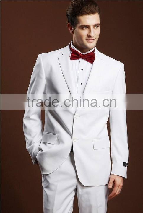 latest white pant coat design men wedding suits pictures