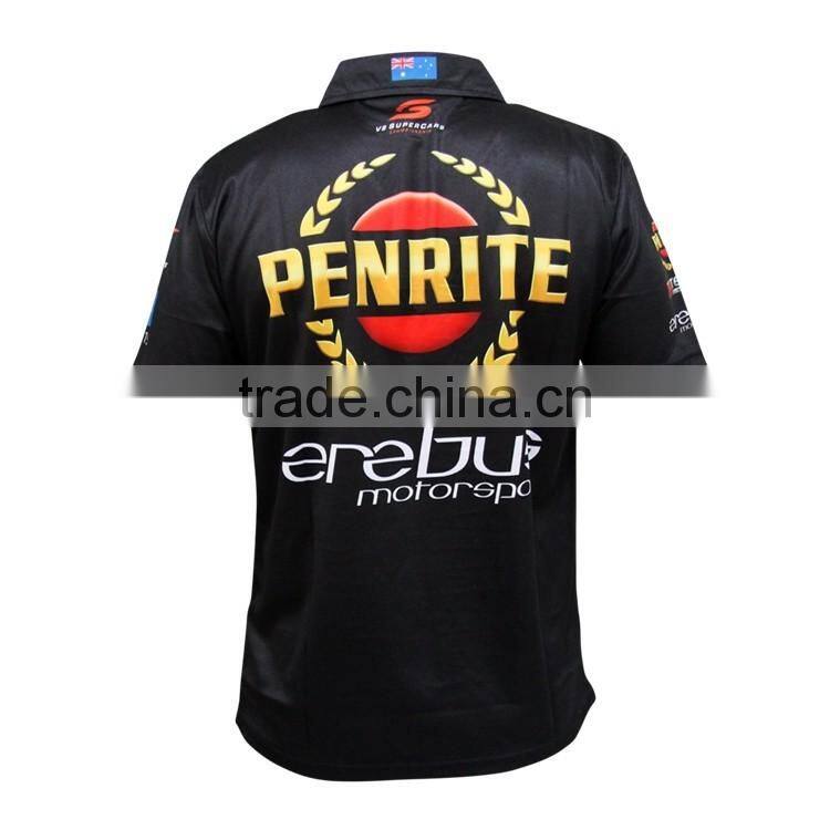 Make your own design custom dry fit fabric polo shirt