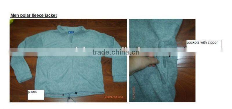 Men polar fleece reversible jacket(JCKT0011)